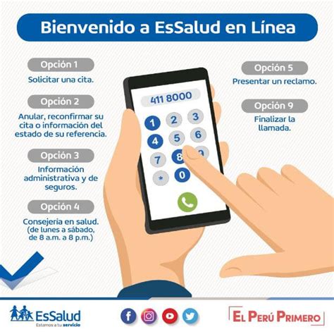 essalud en línea teléfono|EsSalud Mi Consulta